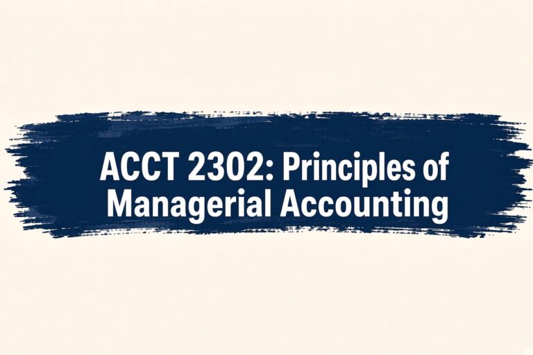 Principles of Managerial Accounting