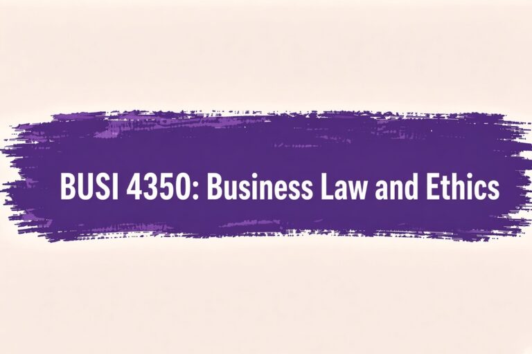 Business Law and Ethics